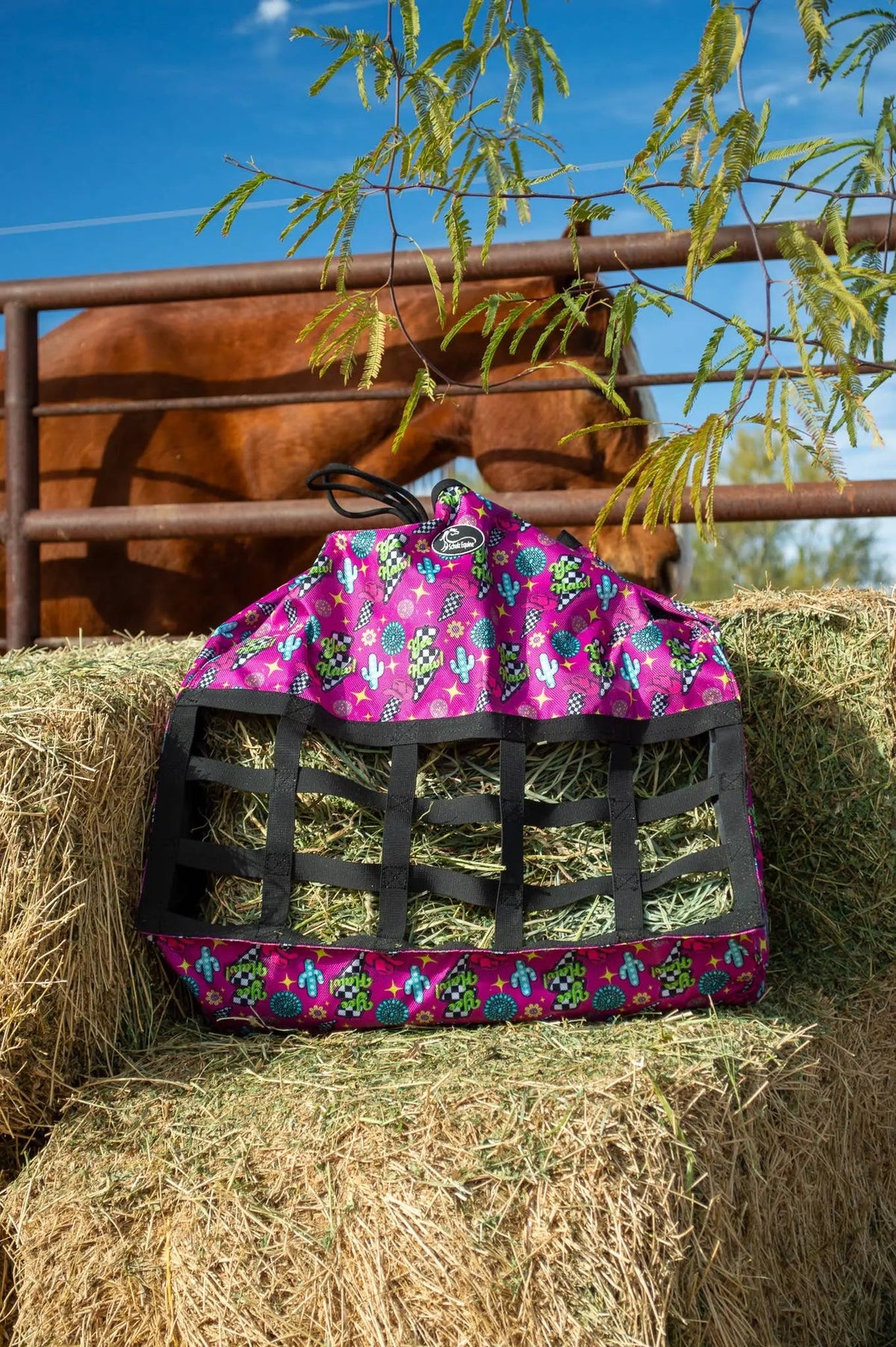 Neon Yeehaw Trailer Hay Bag