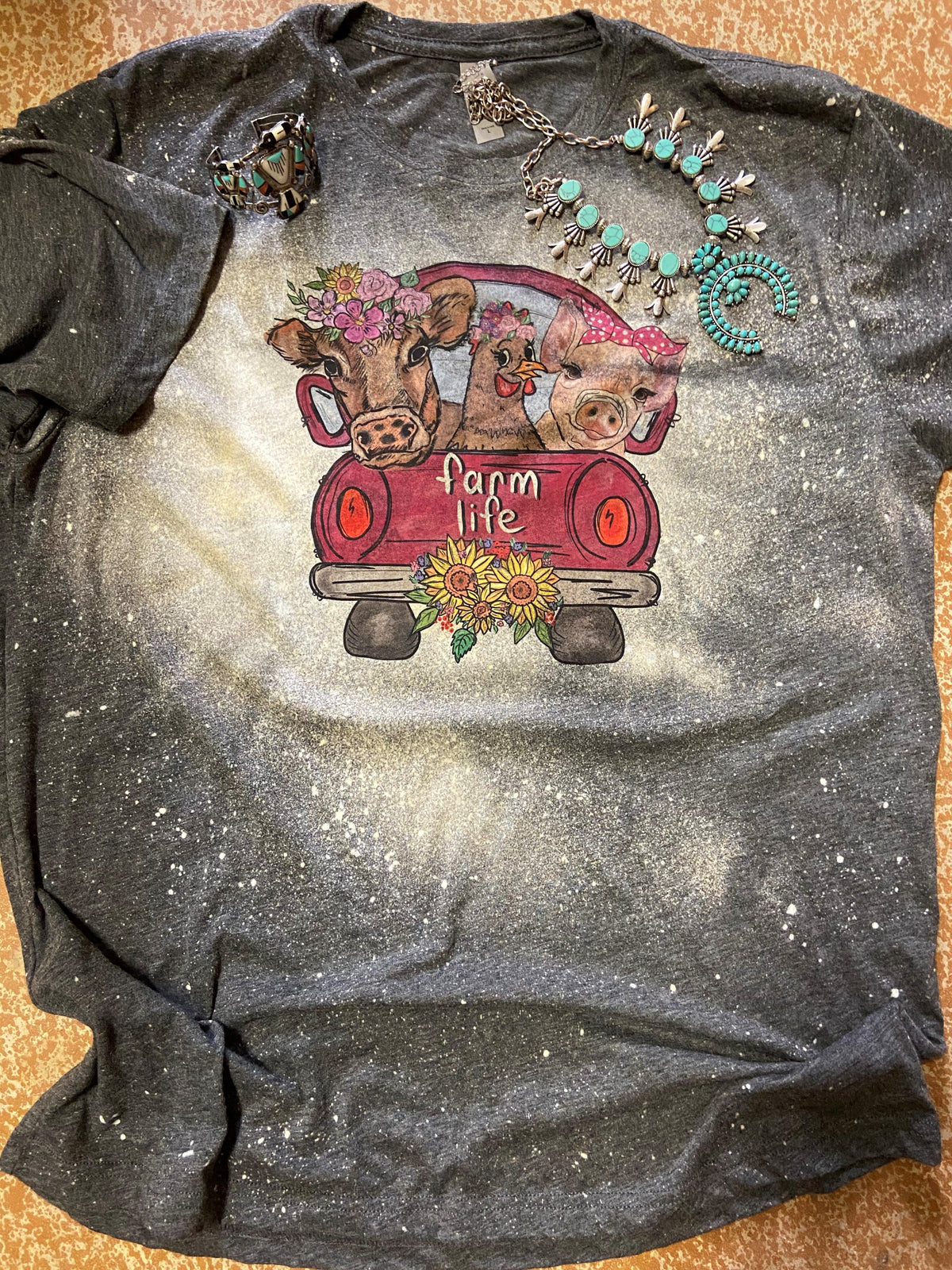 Farm Life Western Graphic Tee l Rodeo Graphic Tee