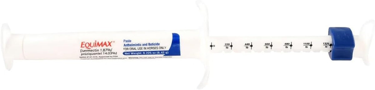 Equimax Horse Wormer Tapes and All Major Parasites 1 Tube