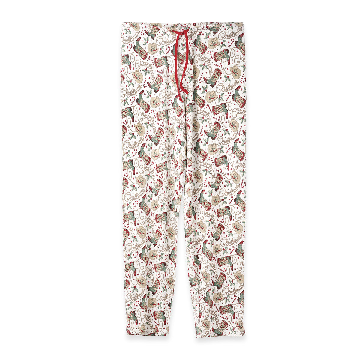 Western Christmas Family Matching Bamboo Pajamas - Cowboy