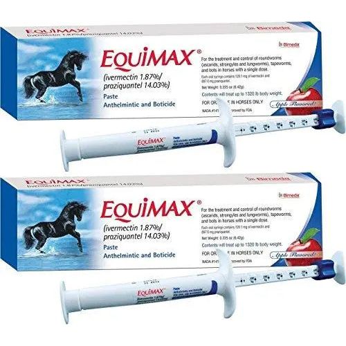 Equimax Horse Wormer Tapes and All Major Parasites 2 Tubes