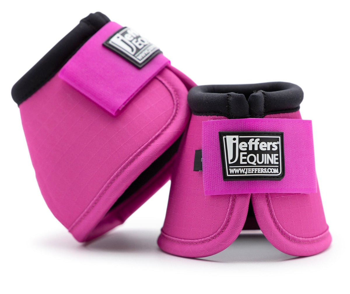 Jeffers No-Turn Bell Boots for Horses, Solid Colors, 2 ct